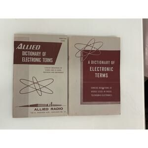 2 Dictionary of Electronic Terms: Words Used In Radio, Television - 1957 1962